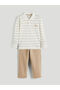 Nevavm with a Difference Polo Collar Boys' T-Shirt and Pants - 3
