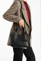 Faux Leather Handbag 3 Compartments Adjustable Shoulder Strap 24X20X13 cm with Accessories - 2