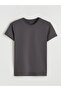 تي شيرت Peak New Season Slim Fit Thin Basic ذو تصميم نحيف - 5