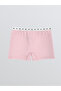 Ecru Printed Girls' Boxer Shorts 3-Pack (S6) - 2