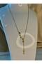 Star Figured Y Necklace |   Viral Stylish Sparkling Zircon Stone Y Necklace |   Steel Gold Necklace - 2