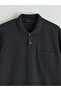 Sparkling Choices from Shining Store Men's Sweatshirt with Turn-Down Roba Collar in Plus Size - 5