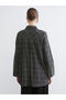 Gray Plaid Women's Shirt Tunic from Plus-Store - 4