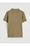 Create Your Style with Uzg Store Khaki Polo Neck Boys' T-Shirt - 3