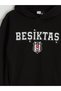 Lcw Kids Black Hooded Beşiktaş Printed Boys' Sweatshirt S62488Z4 - 4