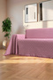Cotton Sofa Cover with Fringes | Multi-Purpose Cover | Armchair Shawl | Covering the Arms | Battal Boy | 180X300 | - 2