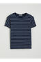 Esvab • Modern & Distinctive Zero Roba Collar Striped Women's T-Shirt - 6