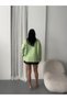 Women's Crew Neck Character Embroidered Knit Sweater - 8