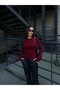 Women's Finger Detail Crew Neck Bodysuit - 5