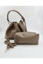 Women's Shoulder and Hand Bag Faux Leather with Inner Bag Casual Women's Hand and Shoulder Bag