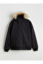 Comfortable Fit Hooded Men's Coat - 6