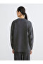 Anthracite Crew Neck Star Patterned Women's Knitwear Tunic from Guliis Store - 4