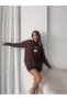 Women's Crew Neck Character Embroidered Knit Sweater - 2