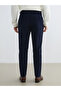 Mg Trend'En Navy Blue Standard Fit Velvet Men's Trousers - 4