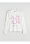 Esvab • Modern & Distinctive Zero Roba Collar Printed Girls' T-Shirt - 3