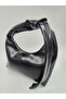 Women's Shoulder Bag Knotted Handle Zippered Soft Faux Leather Daily Black Bag - 4