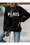 Women's Printed Crew Neck Comfortable Fit Women's Sweatshirt - 6