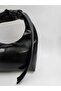Women's Shoulder Bag Knotted Handle Zippered Soft Faux Leather Daily Black Bag - 3