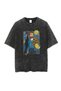 Washable Van Gogh Printed Unisex Oversized Vintage T-Shirt - 2