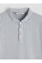 Create your style with uzg store: black notch collar striped men's t-shirt - 6