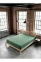 ملاءة سرير مزدوجة من القطن الممشط - 100% قطن - 160 × 200 سم