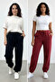Women's Transitional Wide Leg Elasticated Casual High Waist Sweatpants