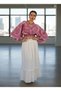 Demre Cotton Tie-Up Crop Blouse - 3