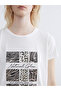 Crew Neck Printed Women's T-Shirt (S6) - 3