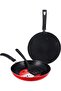 Fry Pan Tawa And Turner, Non-Stick Coating, DC1959 - Set Of 3 Cookware
