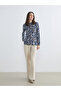 Original Tie-Neck Floral Blouse - 2