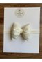 Baby Girl Bow & Pompom Bandana - Hair Band Set of 2 - 2