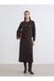 Lcwaikiki Classic Brown Crew Neck Women's Knitwear Cardigan - 2