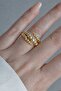 Gold Loop Ring Adjustable - 2