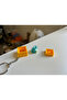 Cheese Clicker Keychain Clicking Stress Keychain Bag Charm - 2