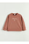 Brown Girls' Soft Touch Sweatshirt and Pants Set - 6