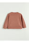 Brown Girls' Soft Touch Sweatshirt and Pants Set - 8