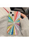 Dazzling Stars Rainbow Effect Glitter Star Detailed Aesthetic Shiny Phone Case Compatible with iPhone 11 - 5