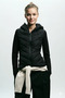 Zra Model Range Mom Contrast Puffer Coat Jacket Women's Lined
