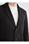 Özmarka New Season Standard Fit Jacket Collar Men's Cashmere Coat - 3