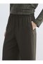 Trendlucky Women's Wide Leg Pants with Elastic Waist and Difference in Color - 4