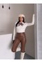 Women's Scarf Long Sleeve Premium Quality Knitwear Sweater - 3