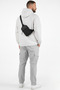Unisex Impertex Fabric Waist and Cross Shoulder Bag with Phone Compartment Chest Travel Daily Bodybag - 7