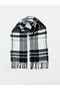 Shining Choices from Shining Store: Embroidered Men's Scarf with Tassel Detail and Checkered Embroidery - 3