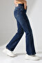 High-Waist Flared Jean Trousers - 2