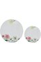 DC3383 Opalware Dinner 40-Pieces Set, White/Pink - 6
