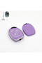 Ford Compatible Focus, Transit, Fiesta, Modeo, Fusion, Ka, Galaxy Silver Edge Tpu Key Case Cover (Lilac)