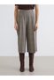 Esvab • Modern & Distinctive Relaxed Fit Plaid Wide Leg Women's Pleated Pants - 3