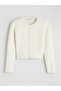 Crew Neck Women's Knitwear Cardigan - 5