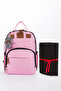 Mother Baby Care Backpack with Diaper Mat and Keychain Gift - 4