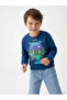 Özmarka New Season Printed Boys' Thick Sweatshirt